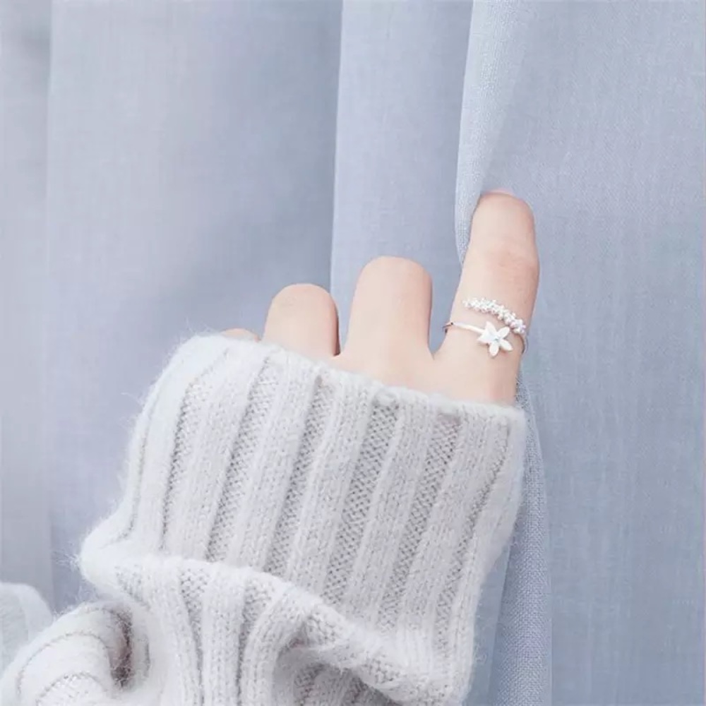 ◾️ Fresh Simple Flower Adjustable Ring - Picture 5 of 5